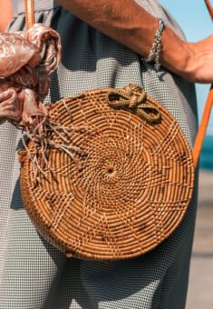 Bohemian Circle Rattan Bag